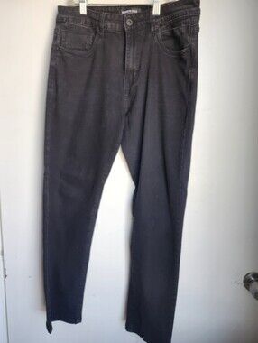 Kenneth Cole Athletic Fit 32x30 Black Men's Jeans